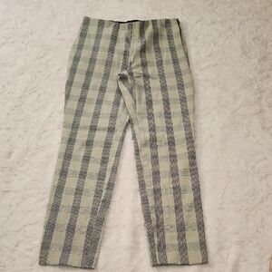 a new day Women's Checkered Jeans Dress in Black and Cream